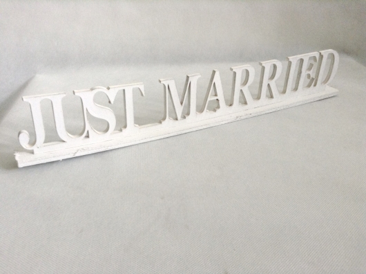 "JUST MARRIED" ΞYΛINO 45X15Y